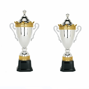 Trophée en alliage métallique argenté et médailles pour le prix du sport, fabricant chinois <span class=keywords><strong>moins</strong></span> <span class=keywords><strong>cher</strong></span> - Product Image 1