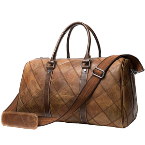 กระเป๋าเดินทางแบบถือสะพายไหล่หนัง PU คุณภาพสูง ดีไซน์หรูหรา แฟชั่น พร้อมโลโก้สั่งทำพิเศษ สำหรับทุกเพศ  พร้อมซิปปิด - Product Image 4