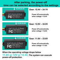 Kit de câblage micro USB pour caméra embarquée 12V-24V vers 5V 3A avec fusible et déclencheur, surveillance de stationnement 24H, protection contre les basses tensions pour DVR de voiture