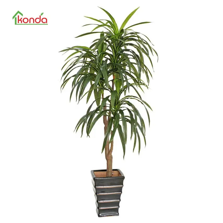 Mini bonsaï artificielles personnalisées pour la maison, plantes, <span class=keywords><strong>palmiers</strong></span> en plastique, vente en gros