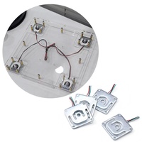 Capteur de pesage à cellule de charge en acrylique AM21A DIY avec accessoires de montage pour pèse-personne et balance électronique