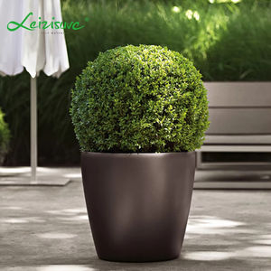 Macetas Decorativas de Jardín Estilo <span class=keywords><strong>Bali</strong></span> Doradas Pintadas, Macetas de Estilo <span class=keywords><strong>Japon</strong></span>és con Cilindro de Autorriego, Maceta - Product Image 5