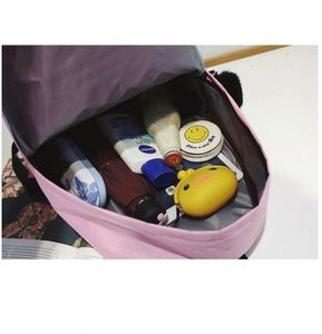 2025 Korean-Style <b>Simple</b> Large-Capacity Primary School Bag Polyester 600D Zipper Student's <b>Backpack</b> Bag - Product Image 5