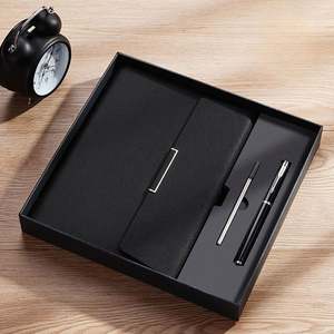 Istapromo Customized A5 <b>Notebooks</b> and Pen with USB Flash Drive Pu Leather Corporate Gift <b>Set</b> for Students and Business - Product Image 2