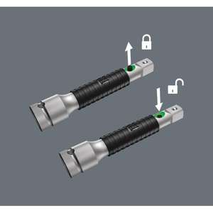 WERA - 05003530001 Rallonge courte à verrouillage flexible 1/4 ''avec manchon à rotation libre-ACCESSOIRES DE CLÉ À DOUILLE EAN 4013288121042 - Product Image 3