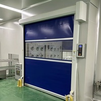 전기식 강철 산업용 방풍 롤링 셔터 도어 (창고 및 차고용)
