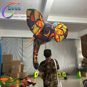 Costume de mascotte d'animal <span class=keywords><strong>gonflable</strong></span>, costume de tête d'éléphant <span class=keywords><strong>gonflable</strong></span> pour événement - Product Image 6