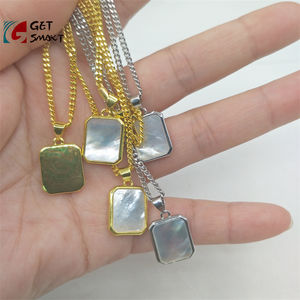 Collar Inteligente NFC Popular, Collar Personalizado con Tecnología NFC, Collar con Colgante de Lapislázuli Chapado en Oro y Acero Inoxidable para Regalos - Product Image 6