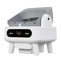 Bac à litière intelligent autonettoyant pour chat, toilette automatique à ouverture supérieure, surveillance par application WiFi, grand espace pour plusieurs chats