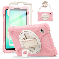 Nouvelle coque de protection hybride robuste en silicone rose pour enfants, antichoc, pour tablette Samsung Galaxy Tab A11