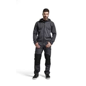 BLAKLADER - 149513309699D124 Service Ttrousers with stretch Mid <b>grey</b>/Black - EAN 7330509690239 <b>WORK</b> <b>TROUSERS</b> CARGO <b>WORK</b> <b>TROUSERS</b> - Product Image 3