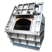 Ligne d'extrusion d'aluminium mobile 3-5T à double alimentation gaz/huile, contrôlée par PLC, avec pompe, pour le recyclage des déchets et la coulée