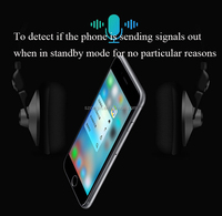Détecteur de caméra espion portable sans fil caché, scanner de sécurité, détecteur de signal RF GSM, détecteur de magnétisme, détecteur de caméra espion CC308+