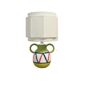 French Style Ceramic <b>Table</b> <b>Lamp</b> E27 LED Bulb <b>Base</b> 220V Switch Control Eco-Friendly Living Room Study Ambient Light - Product Image 5
