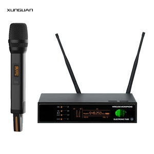 Micrófono inalámbrico de 1 canal para cantar en el escenario, distancia de trabajo de 250 metros, 93A, con diversidad verdadera, de mano - Product Image 1