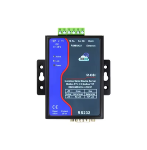 Serveur de port série isolé de qualité industrielle Connecteur Ethernet Prise en charge Modbus Télécommunications LET PCBA Marque CN GUA MN5143BI - Product Image 1