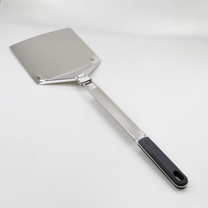 Pelle <span class=keywords><strong>à</strong></span> <span class=keywords><strong>pizza</strong></span> pliable en acier inoxydable pour e-commerce, outil de transfert de gâteaux, ustensile de cuisine pour la pâtisserie - Product Image 6