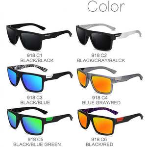 Lunettes de soleil polarisées carrées pour hommes, avec logo personnalisé, style classique, pour sports de plein air, protection UV400, vision nocturne, pêche - Product Image 4