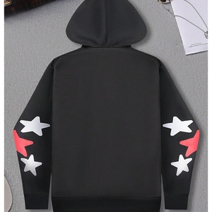 Sudadera con capucha y cremallera bordada para hombre, estilo oversize, grunge, streetwear, ligera, para otoño - Product Image 2