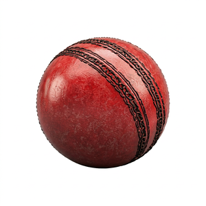 Ballon de cricket en cuir rouge cousu main JNA Group avec couture classique, pour droitier, 2,6 lb, pour entraînements sportifs et matchs - Product Image 1