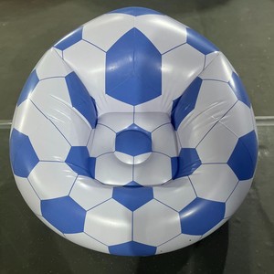 Canapé de basketball gonflable orange en PVC, chaise de loisirs d'extérieur pliable, siège individuel - Product Image 2