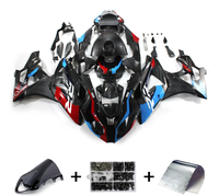 Kit de Carénage pour BMW S1000R 2009-2014, Kit Complet de Carénages de Moto en Plastique ABS, Panneaux de Cadre de Carrosserie