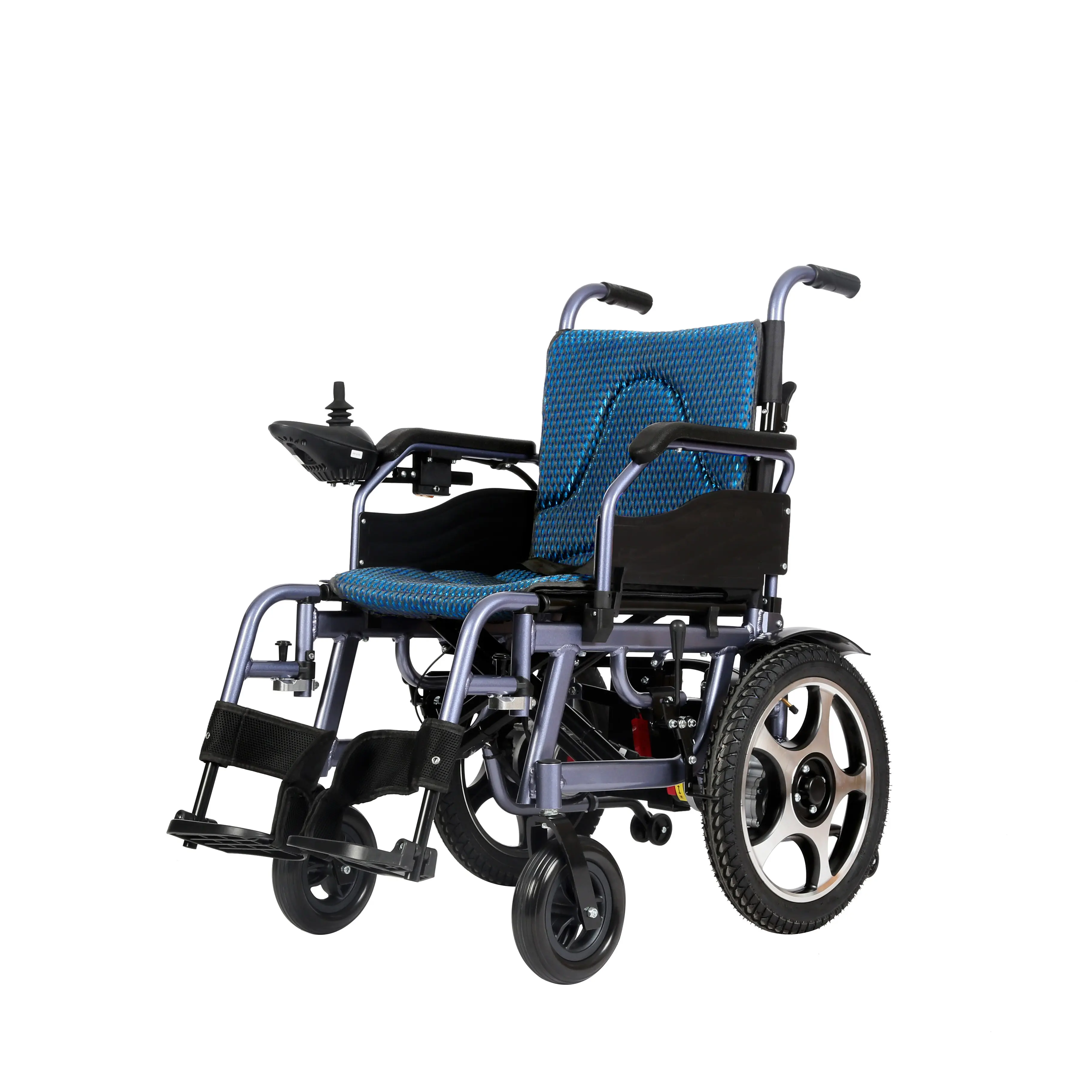 Yeni tasarım ucuz fiyat katlanır Motor gücü elektrikli tekerlekli sandalye engelliler için