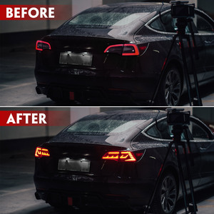 Modified LED Tail Light Modification Tail Lamp Rear Light Tail Light for <strong>Tesla</strong> Model Y 2017+ 1077398 1077397 - Product Image 5