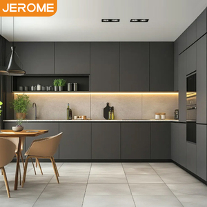 Muebles <span class=keywords><strong>de</strong></span> <span class=keywords><strong>Cocina</strong></span> Completos <span class=keywords><strong>de</strong></span> Estilo Minimalista Personalizados Jerome, Gabinetes <span class=keywords><strong>de</strong></span> <span class=keywords><strong>Cocina</strong></span> en Forma <span class=keywords><strong>de</strong></span> L <span class=keywords><strong>de</strong></span> Melamina <span class=keywords><strong>con</strong></span> Fregadero - Product Image 3