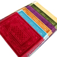 Tapis de prière antidérapant classique, nouveau design, cadeau de la mosquée islamique, musulman, à franges des deux côtés, 1 pièce