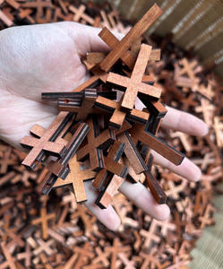 Llavero Cristiano con Colgante <span class=keywords><strong>de</strong></span> Cruz <span class=keywords><strong>de</strong></span> Madera, Artículos Religiosos Cristianos, Regalos <span class=keywords><strong>de</strong></span> Bautismo, Recuerdos para Invitados - Product Image 4