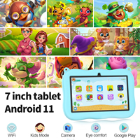 Tablette pour enfants K7 Pro Panda, tablette Android avec carte SIM, étui pour tablette pour enfants avec stylet, tablette pour enfants avec stylet tactile