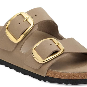 <span class=keywords><strong>Sandali</strong></span> Unisex con Doppia Fibbia, Tomaia in Pelle Oliata, Suola in Sughero, Fondo in EVA, Ciabatte Ortopediche Estive Casual - Product Image 2