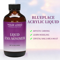 Monomère liquide acrylique EMA pour nail art, personnalisable avec logo et marque privée, pour usage professionnel en salon, vente en gros 120ml