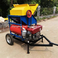 Batteuse de cueillette d'arachides à double usage sec et humide à haute efficacité Machine de cueillette d'arachides pour la ferme