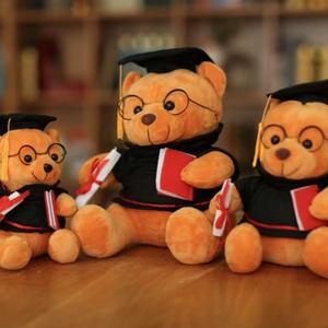 หมอนรองตุ๊กตาหมีรับปริญญาของขวัญที่ระลึกงานรับปริญญาของเล่นตกแต่งช่อดอกไม้ - Product Image 2