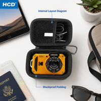 Étui pour appareil photo numérique en EVA rigide avec logo personnalisé OEM pour Kodak Pixpro WPZ2, sac de transport portable, résistant aux chocs, étanche, protection de voyage