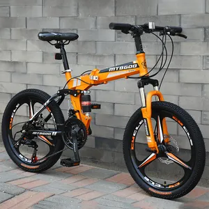 Mtbgoo yeni tasarım 20 24 26 27.5 29 inç 21 hız çift süspansiyon çelik katlanır egzersiz bisikleti bicicleta dağ bisikleti erkekler için