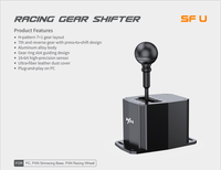PXN A7/SFU/SF-SH/SMG/HBS Tuas Persneling Transduser Dukungan Rem Tangan Roda Kemudi Game PC Berkabel Pengontrol Game Multi-Platform