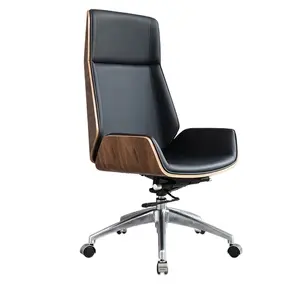 China Mobiliário de escritório luxuoso Cadeiras De Negócios Conferência Ceo Boss Chair Pu Leather Executive Office Chair