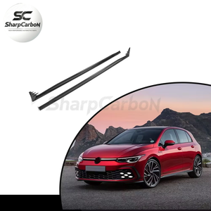 Faldones Laterales de Fibra de Carbono de Alta Calidad para Volkswagen VW <span class=keywords><strong>Golf</strong></span> <span class=keywords><strong>8</strong></span> MK8 GTI <span class=keywords><strong>R</strong></span>-<span class=keywords><strong>LINE</strong></span> 2021 <span class=keywords><strong>2022</strong></span> - Product Image 2