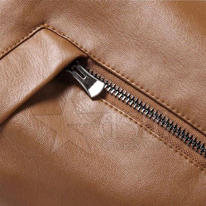 Top Quality <b>Running</b> Wear <b>Men</b> Leather <b>Jacket</b> Wholesale Leather <b>Jacket</b> Cheap Price Leather <b>Jacket</b> - Product Image 4