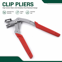 Pince de démontage de clips automobiles en acier 165 mm, extracteur de fixation de panneaux de garniture, outil de réparation d'habillage de porte et d'intérieur de voiture, qualité OEM