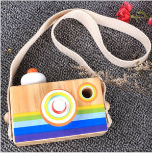 Macchina Fotografica in legno Giocattolo Nuova Simulazione di Figura Della Macchina Fotografica <span class=keywords><strong>Caleidoscopio</strong></span> di Legno Educativi Per <span class=keywords><strong>Bambini</strong></span> Giocattoli Per <span class=keywords><strong>Bambini</strong></span> Regali - Product Image 4