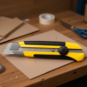 Cutter avec lame de 25 mm, couteau utilitaire pour travaux de découpe et de bricolage - Product Image 3