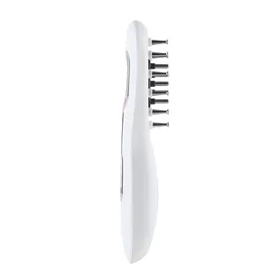 Eléctrico portátil crecimiento cepillo masaje terapia anti pérdida de cabello tratamiento láser de crecimiento de pelo peine