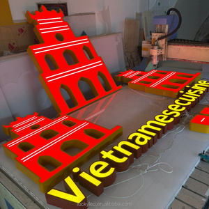 Lettres lumineuses 3D personnalisées par le fabricant, étanches, éclairées par LED, pour enseignes extérieures, devantures de magasins, enseignes LED pour boutiques - Product Image 3