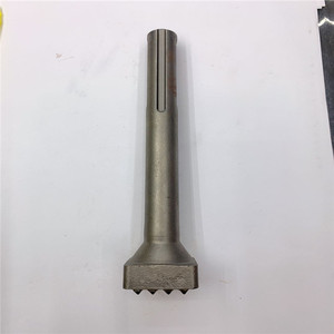 Ciseau à marteau en acier à haute teneur en carbone, tête carrée, 16 dents, pour la sculpture de revêtements de sol, avec manche en acier pour la maçonnerie - Product Image 2