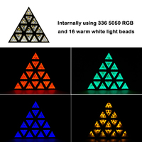 Club rétro effet LED piste de danse 650W triangle lumière DJ disco scène fête lumière éclairage de scène avec des effets polyvalents