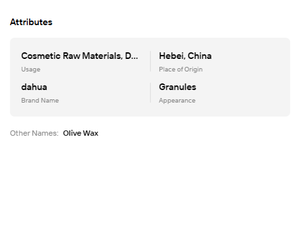 Gránulos de Cera Vegetal de Oliva Blanca de Grado Cosmético, Venta al por Mayor, Agente Espesante y Endurecedor para Cosméticos, Mejor Precio - Product Image 6